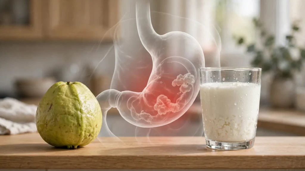 Can You Eat Guava and Milk Together Image