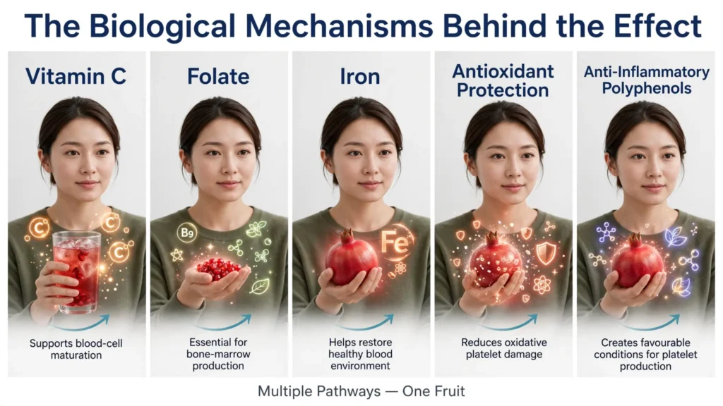 Vitamin C, folate, iron, antioxidants, polyphenols explained Image