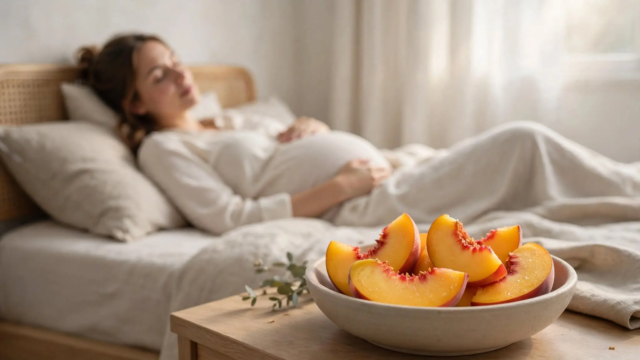 Can I Eat Peaches While Pregnant Image
