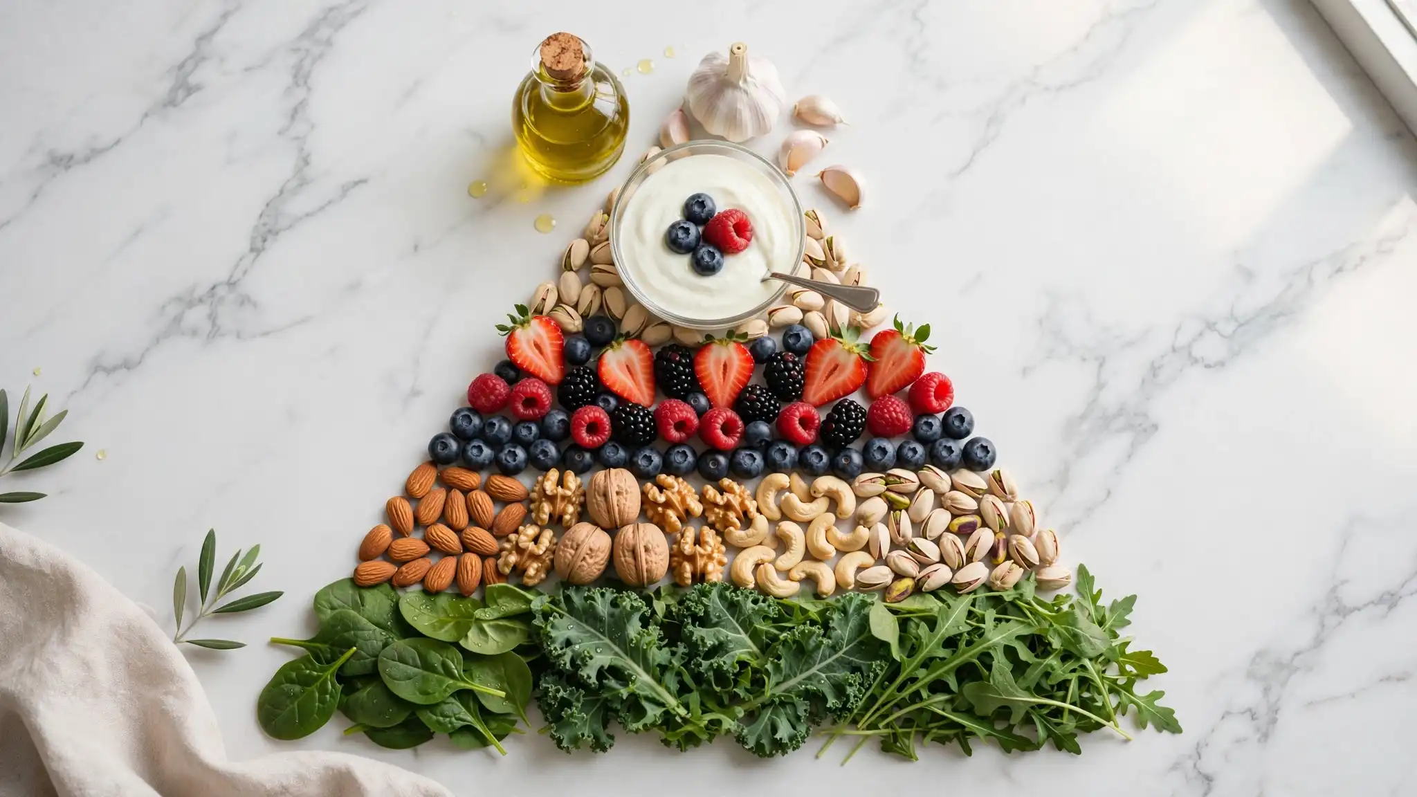 Gut Brain Axis Food Pyramid Image
