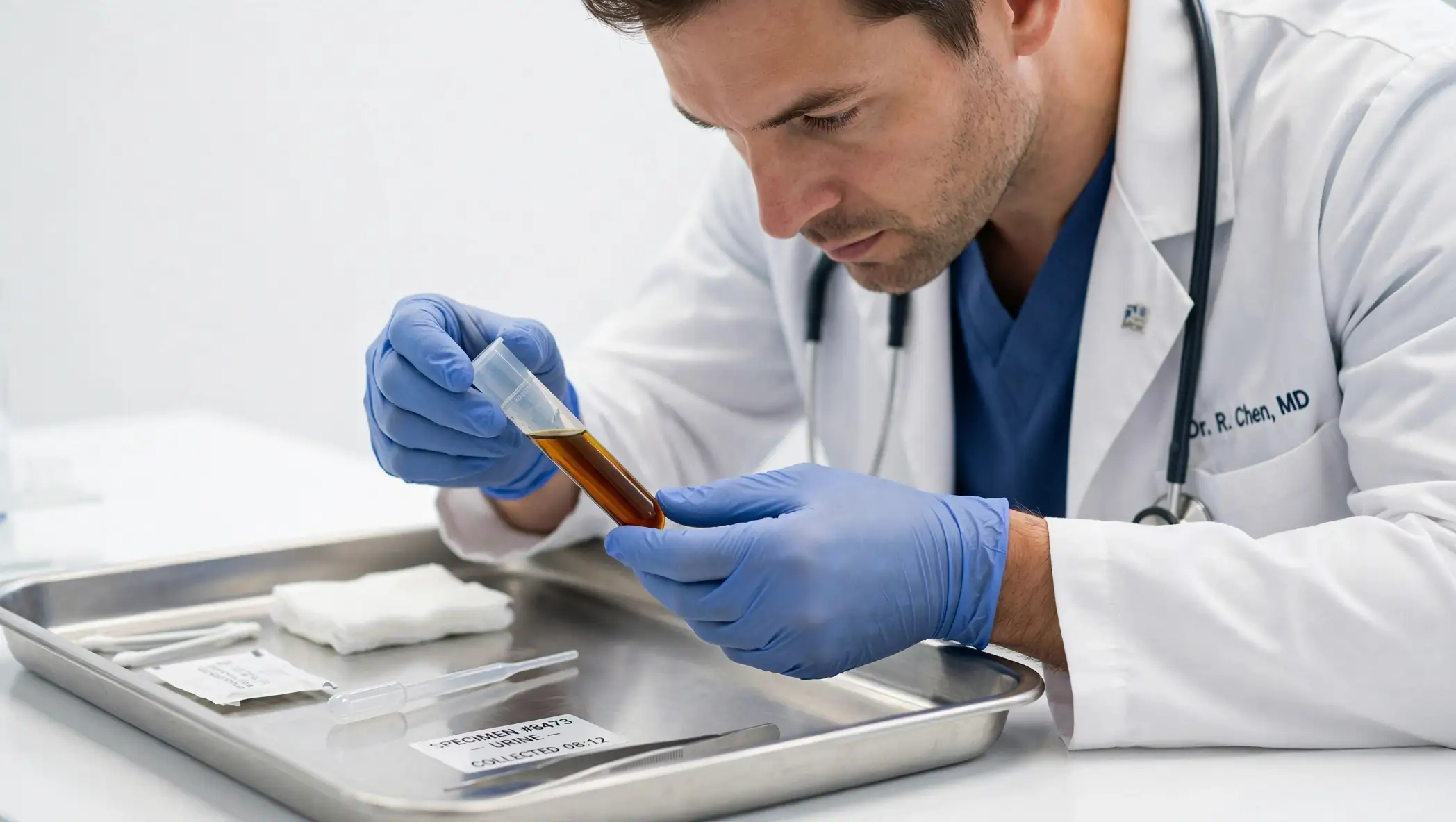 Obstructive Jaundice Urine Color Image