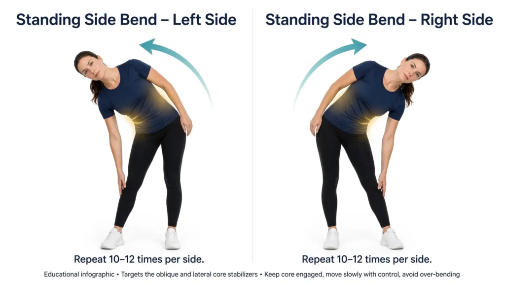 Standing Side Bend exercise  Image