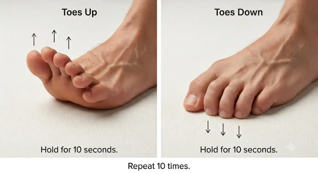 Toe Extension and Point Stretch Image