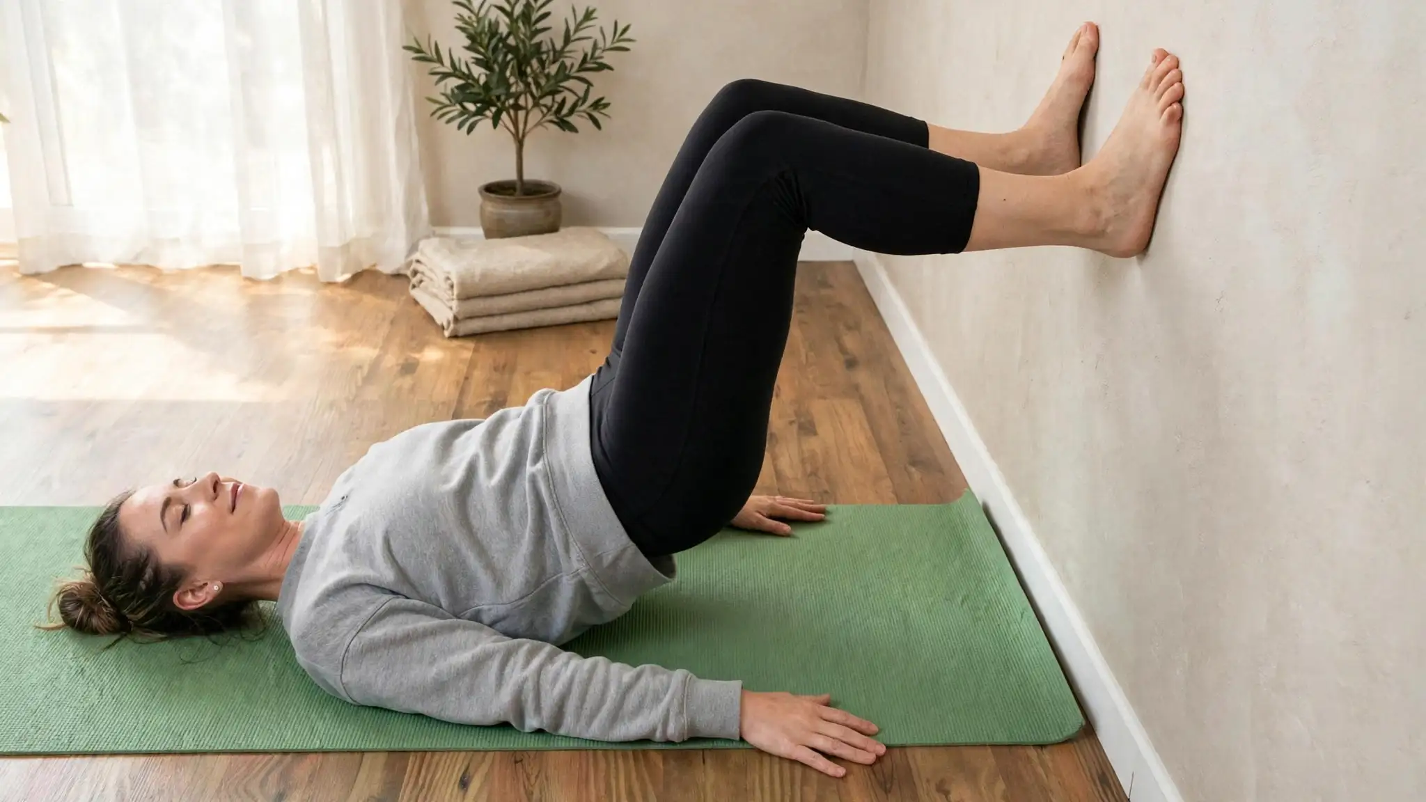 Wall Pilates for Bad Knees Image