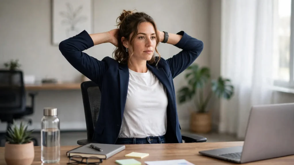 Desk Exercises for Posture Image