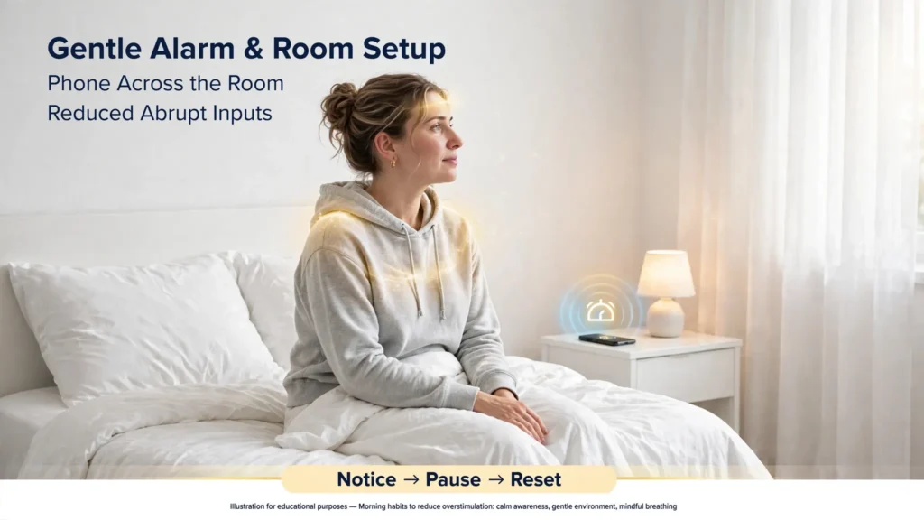 Soft alarm and calm morning environment Image