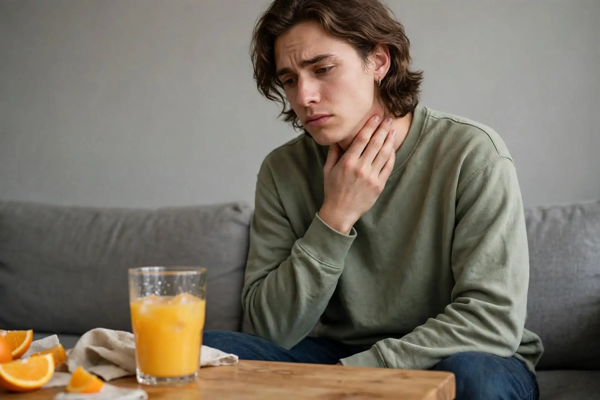 Can Orange Cause Sore Throat? Image